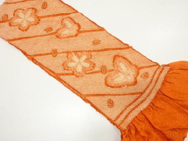 JAPANESE KIMONO / OBIAGE FOR FURISODE / SHIBORI / SILK